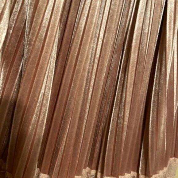 Blumarine Velvet and Lace blush pink maxi skirt size 6 - Picture 6 of 10